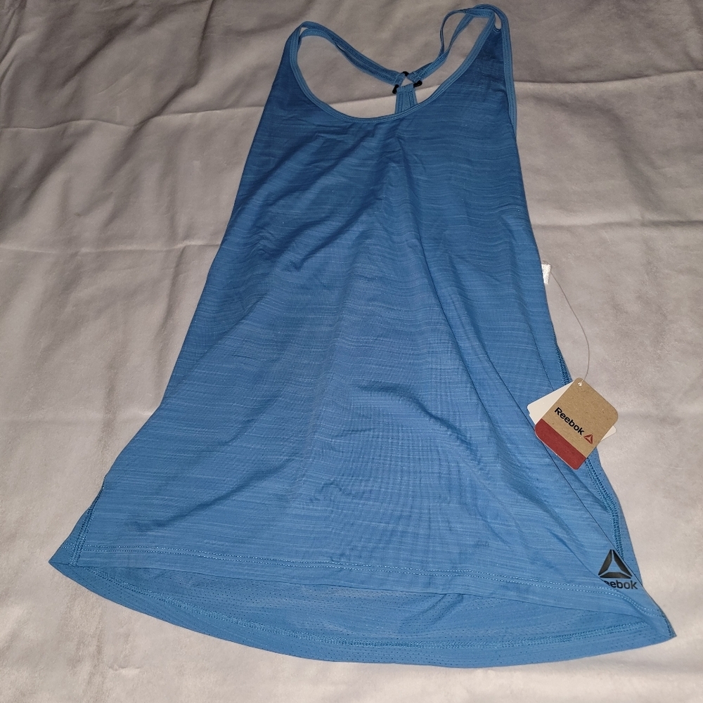 NWT Blue Reebok Tank Top - Picture 4 of 9